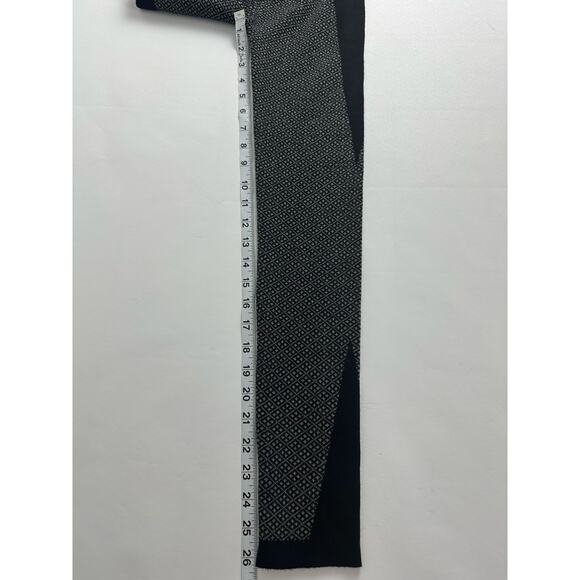 M. Rena One Size Thick Tights Black Gray Cold Weather Base Layer Soft Stretch - Picture 5 of 5